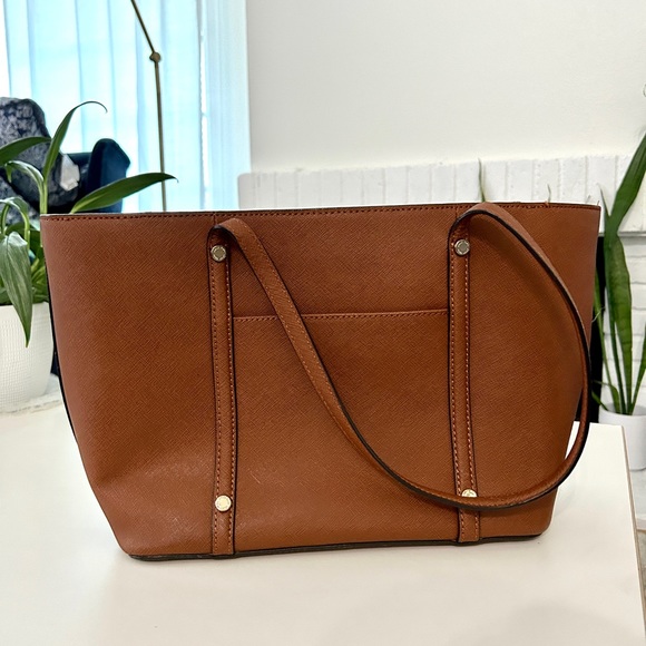 Calvin Klein Tan Tote Purse - Picture 2 of 5